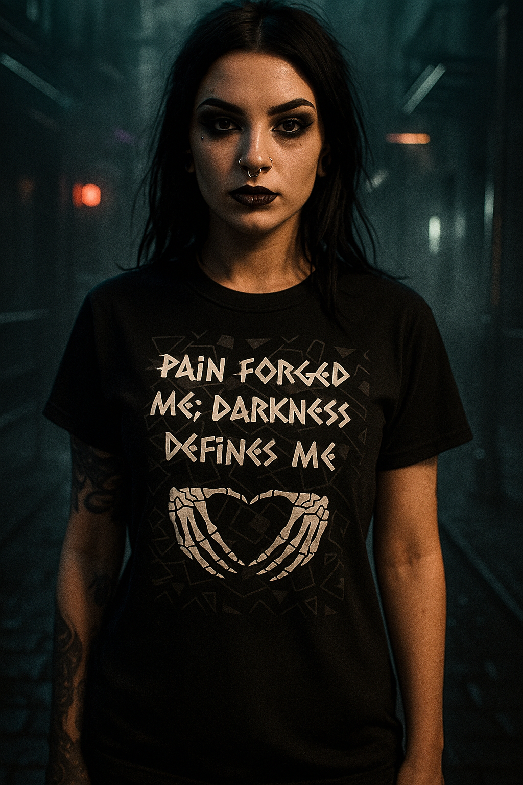Pain forged; Darkness defines T-shirt