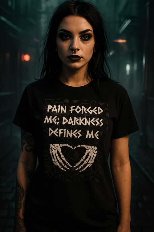 Pain forged; Darkness defines T-shirt